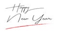 Happy New Year - Handwrite 001 - Vector