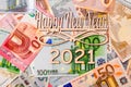 Happy new year 2021 Royalty Free Stock Photo