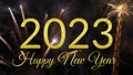 Happy New Year 2023. Royalty Free Stock Photo