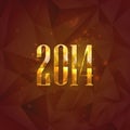 Happy new year 2014. holiday background Royalty Free Stock Photo