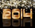 Happy new year 2014. holiday background Royalty Free Stock Photo