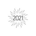 Happy New 2021 Year. Royalty Free Stock Photo