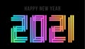 Happy New 2022 Year. Holographic number 2022, bold hologram. New year and christmas Design for calendar, greeting cards or print.
