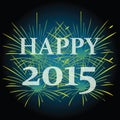 2015 Happy New Year Royalty Free Stock Photo