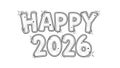 Happy new year 2026 Royalty Free Stock Photo