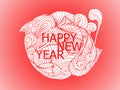 Happy new year Japanese style and Chinese style