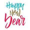 Happy new year. Lettering