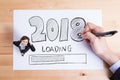 Happy new year is loading Royalty Free Stock Photo