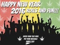 2016 happy new year marijuana