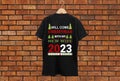 Happy New Year 2023 Merry Christmas T Shirt Print Template