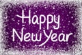 Happy New Year Message Royalty Free Stock Photo