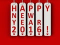 Happy new year 2016 Royalty Free Stock Photo