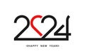 Happy New Year My Love 2024 Royalty Free Stock Photo