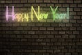 Happy New Year neon sign