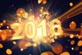 Happy new year 2016 Royalty Free Stock Photo