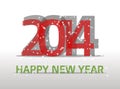 2014 happy new year Royalty Free Stock Photo