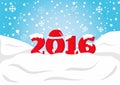 Happy New Year 2016 Royalty Free Stock Photo