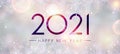 2021 happy new year sign on misted glass Royalty Free Stock Photo