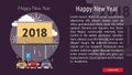 Happy New Year Conceptual Banner