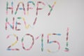 Happy new 2015 year Royalty Free Stock Photo