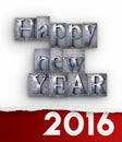 Happy New Year 2016 typescript and paper