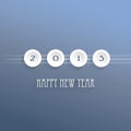 Happy new year 2015 - vector background Royalty Free Stock Photo
