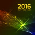 Happy 2016 new year Royalty Free Stock Photo