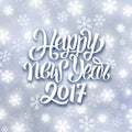 Happy New Year 2016 vector greeting card Royalty Free Stock Photo