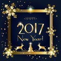 Happy New year 2017 Royalty Free Stock Photo