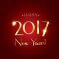Happy New year 2017 Royalty Free Stock Photo