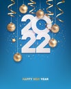 Happy New Year 2022 Royalty Free Stock Photo