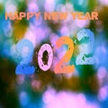 Happy New year 2022 wishes card Royalty Free Stock Photo