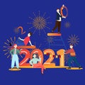 Happy New year,  2021,celebraton , wallpaper ,celebration idea Royalty Free Stock Photo