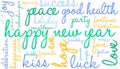 Happy New Year Word Cloud