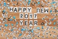 Happy 2017 new year Royalty Free Stock Photo