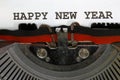 Happy new year written