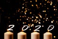 Happy New Year 2020 Royalty Free Stock Photo