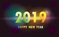 2019 Happy New Year xmas Royalty Free Stock Photo