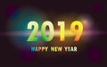 2019 Happy New Year xmas Royalty Free Stock Photo