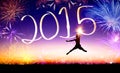 Happy new year 2015 Royalty Free Stock Photo