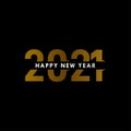 Happy New Years 2021 Celebration Vector Template Design Illustration Royalty Free Stock Photo