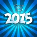 Happy New Years 2015 greeting card