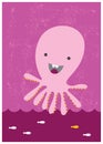 Happy octopus