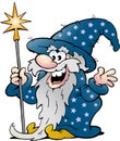 Happy Old Wizard Magic Man