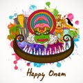 Happy Onam celebration concept.