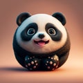 HAPPY PANDA EMOJI - AI GENERATED