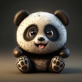 HAPPY PANDA EMOJI - AI GENERATED