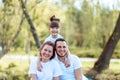 Happy parents playing with their daughter Royalty Free Stock Photo