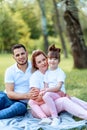 Happy parents playing with their daughter Royalty Free Stock Photo