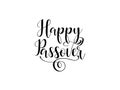 Happy Passover. traditional Jewish Holiday handwritten text, illustration for greeting cards, banners, graphic design.